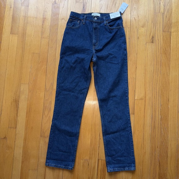 Abercrombie & Fitch Denim - New Abercrombie & Fitch Jeans Womens 27 4R The 90s Straight High Rise Denim